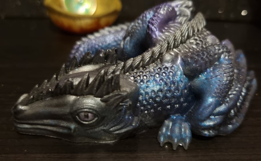 Serpent black and purple blue dragon 'Gothica' (1st hatchlings)