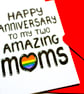 Anniversary Card For Two Mums, LGBTQ Anniversary Card For 2 Moms - Image 8