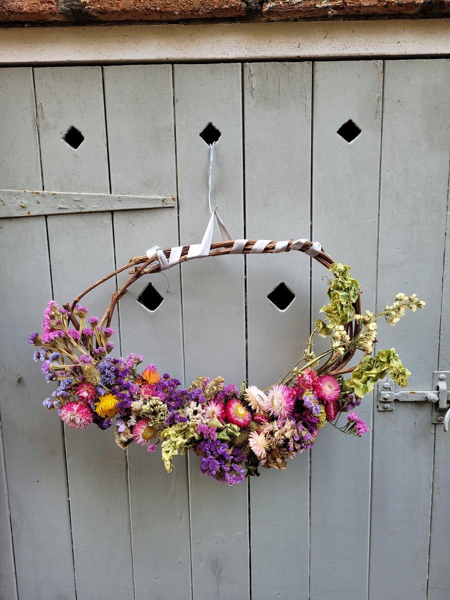 Summers memory dried wreath