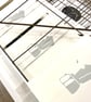Moka Pot hand printed linocut print by Theodore Roberts - Image 5
