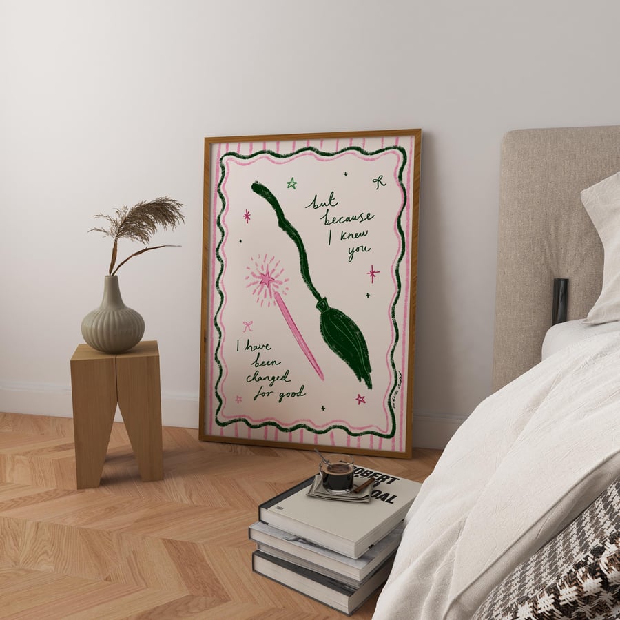 Changed for Good Print Art Poster