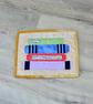 'Stack of Books' patchwork Fabric Mug Rug - Image 2