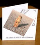 Giraffe: a 13.5cm square greetings card, blank inside