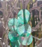 Summer shell green long  earrings - Image 1
