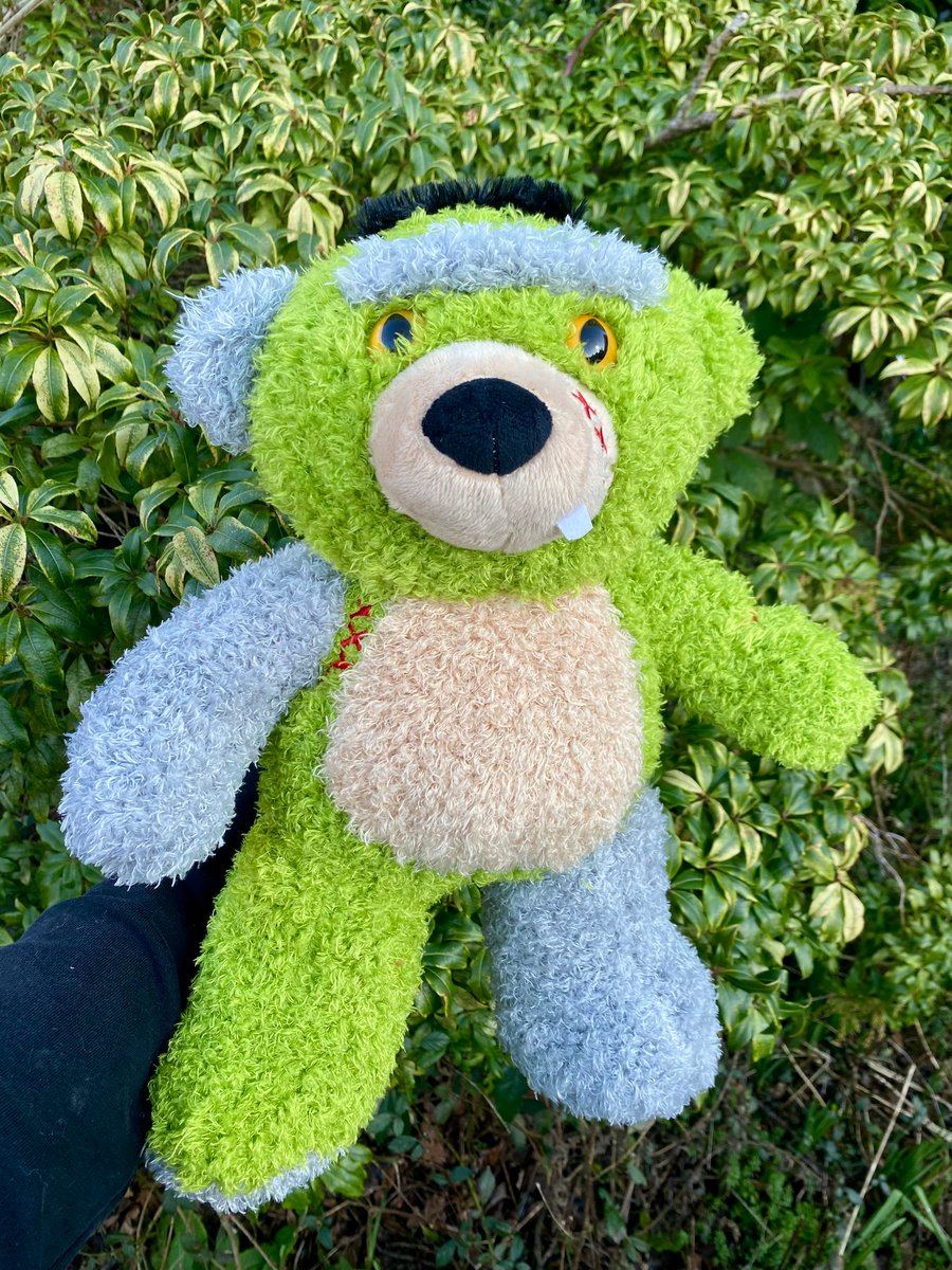 4lb Weighted Zombie Bear Plush Toy