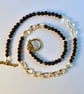 Citrine And Gold Sheen Obsidian Necklace - Handmade In Devon - Image 2
