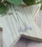 Earrings, Sterling Silver Long Stick and Blue Lace Agate Gemstone Droppers - Image 5