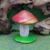 Toadstool Umbrella Red OOAK Sculpt by Ann Galvin