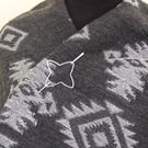 Shawl Pin, Silver Star Clasp Cloak Pin