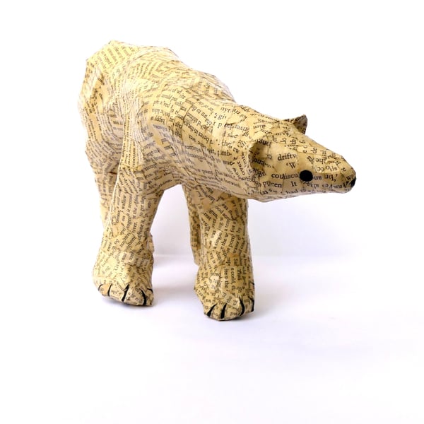 Paper Polar Bear - MADE TO ORDER