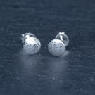 Leaf stud earrings