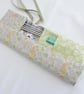 Knitting Needle Crochet Hook Roll  Green Yellow White - Image 3