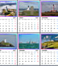 2027 Calendar Lighthouses A4 Page Per Month  - Image 2
