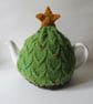 Tea cosie tea cosy - Christmas tree - christmas green 