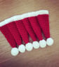 Mini Christmas Hat Cutlery Holder, Christmas Tableware, Christmas Cutlery Pouch, - Image 5
