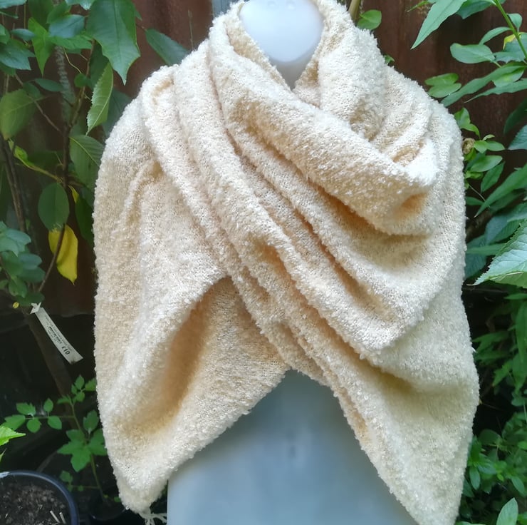 champagne wedding shawl