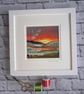Textile landscape framed picture with owl… find me where the wild things are - Image 4