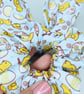 Easter Egg Scrunchies, Easter Chick Scrunchies, Scrunchies with Bow - Image 7