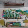 Quirky painting' The cress dog '