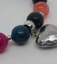 Multi-coloured Agate stretch bracelet - Image 3