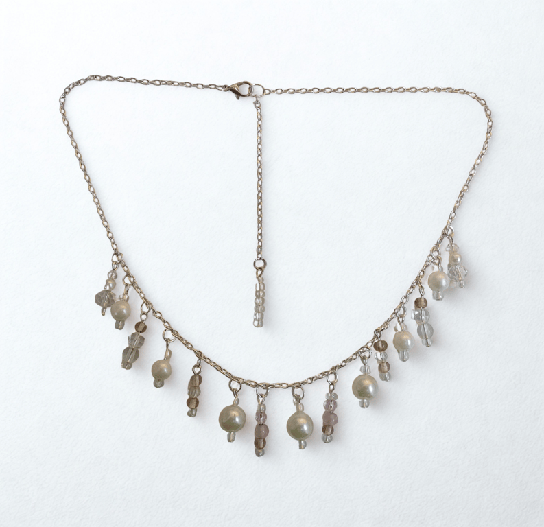 Handmade Bridal Necklace with Pearls