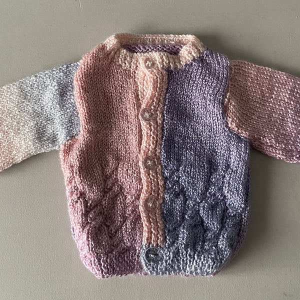 Hand Knitted Baby Cardigan