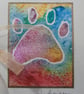 Hand painted watercolour card. Pet bereavement, pet loss. pet sympathy.  - Image 4