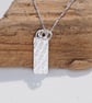 Silver leaf pendant necklace - Image 7