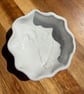 Handmade White cow parsley trinket dish - Image 2