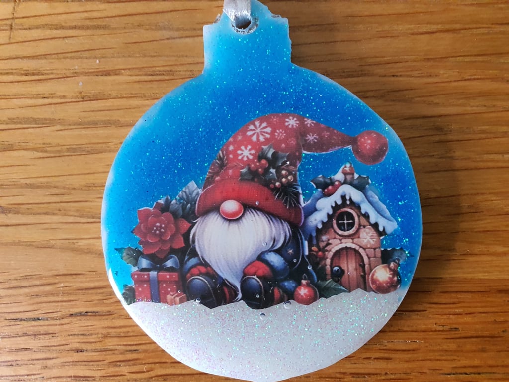 Gonk Gnome Themed Christmas Tree Decorations