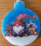 Gonk Gnome Themed Christmas Tree Decorations - Image 1