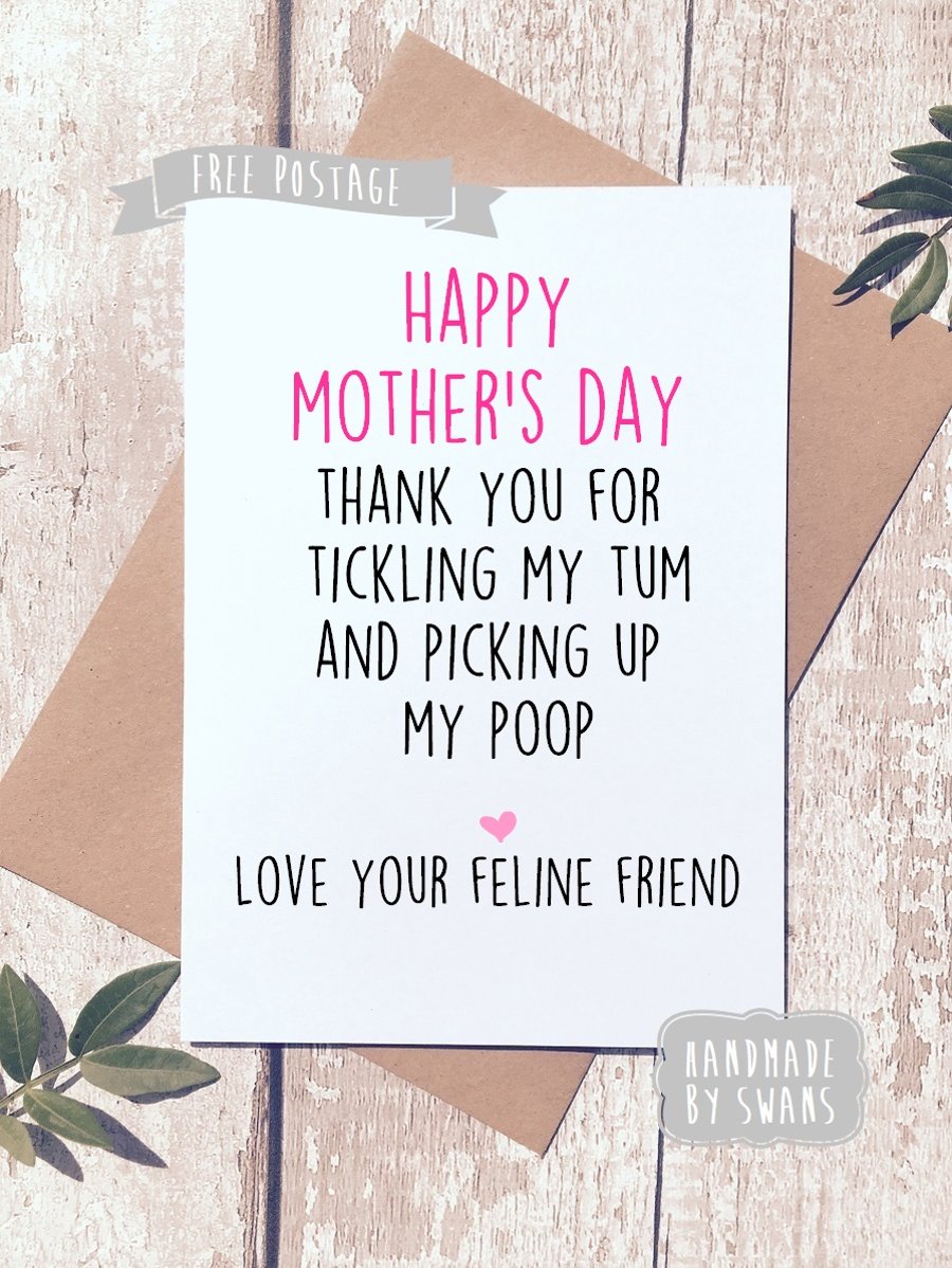 Mother's day card - from your feline friend