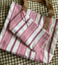 Beach bag made from Laura Ashley 'Heacham' red and cream stripy fabric - Image 6