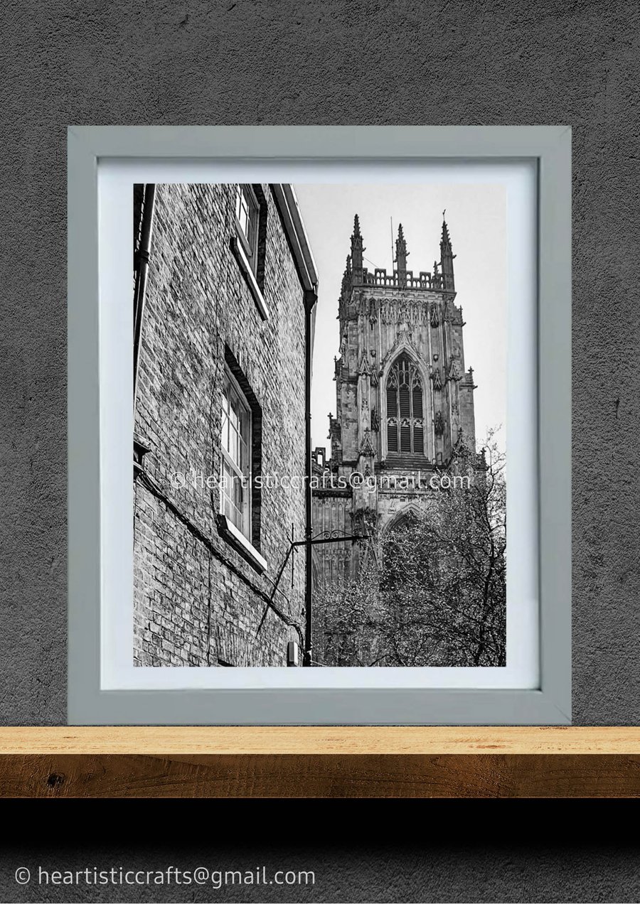 Black and white York print Folksy