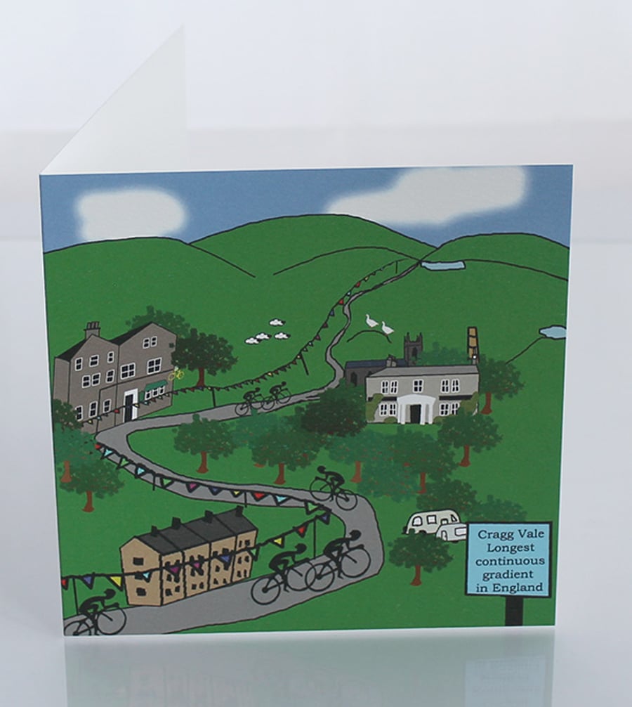 Cragg Vale greeting card