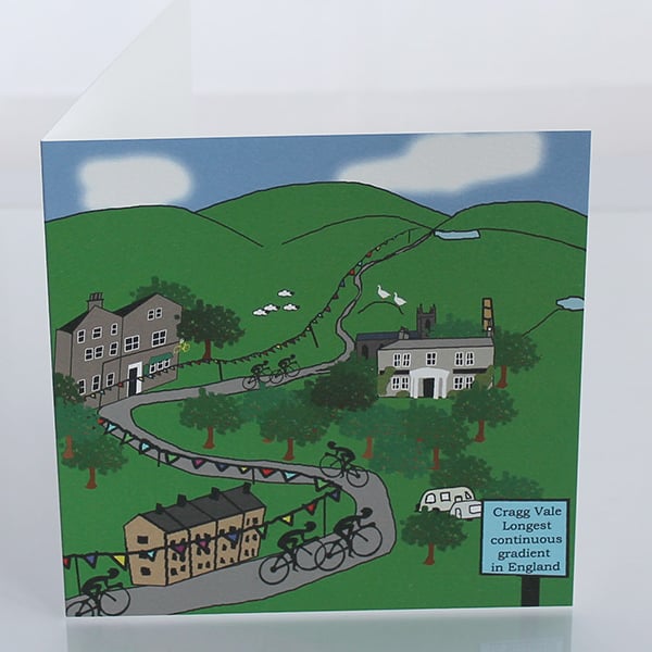Cragg Vale greeting card