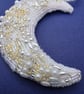 Bead embroidery Crescent moon decoration  - Image 7