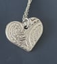 Silver Paisley Heart - Image 3