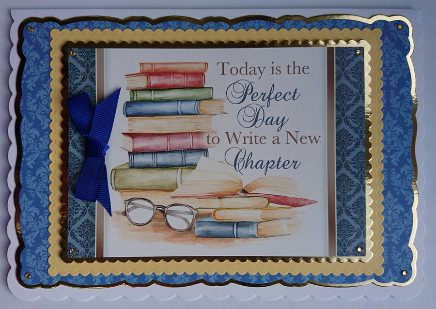 New Beginning Card Divorce Today is the Perfect Day to Write a New Chapter Books