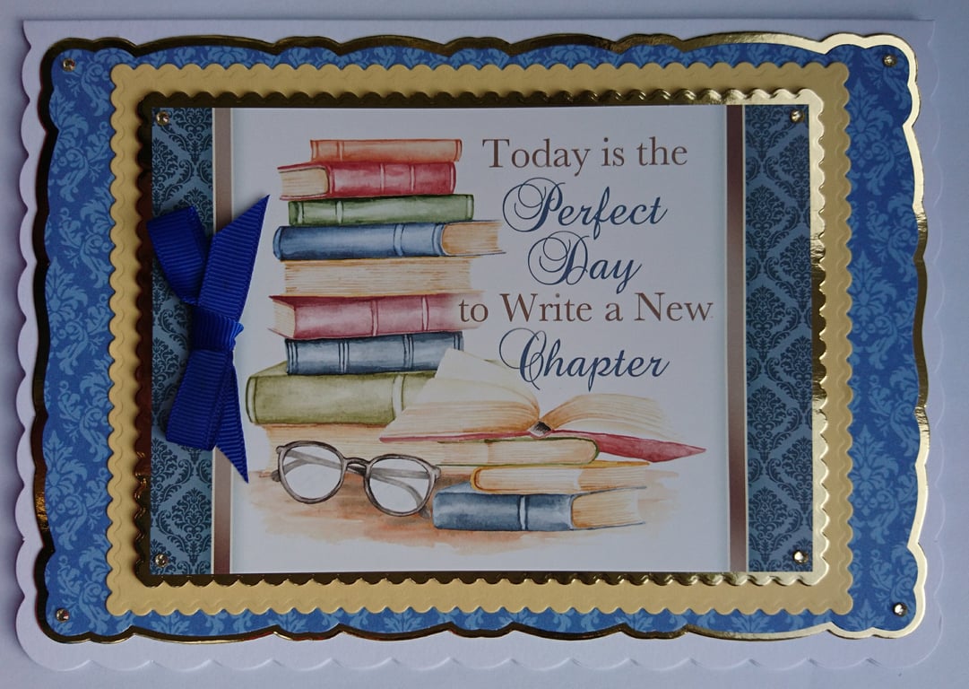 New Beginning Card Divorce Today is the Perfect Day to Write a New Chapter Books