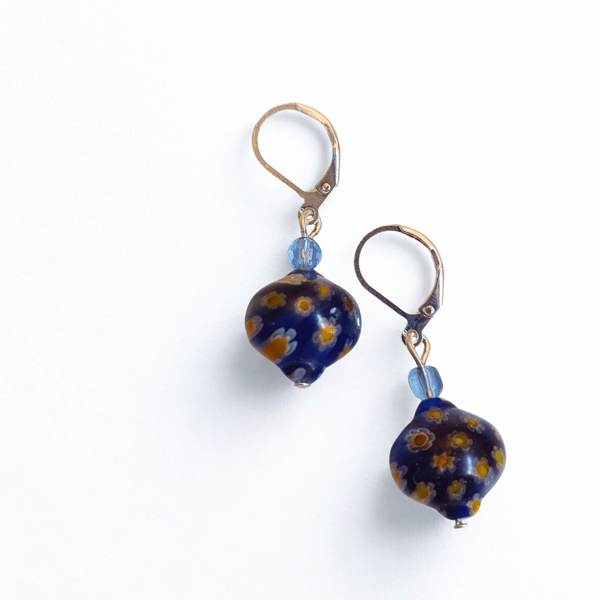Lampwork Glass Earrings 