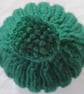 Small Tea Cosy for 2 Cup Tea Pot, Bottle Green, Hand Knitted - Image 4