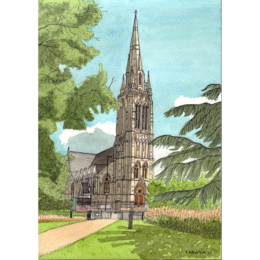 St Mary's Church, Stoke Newington, A4