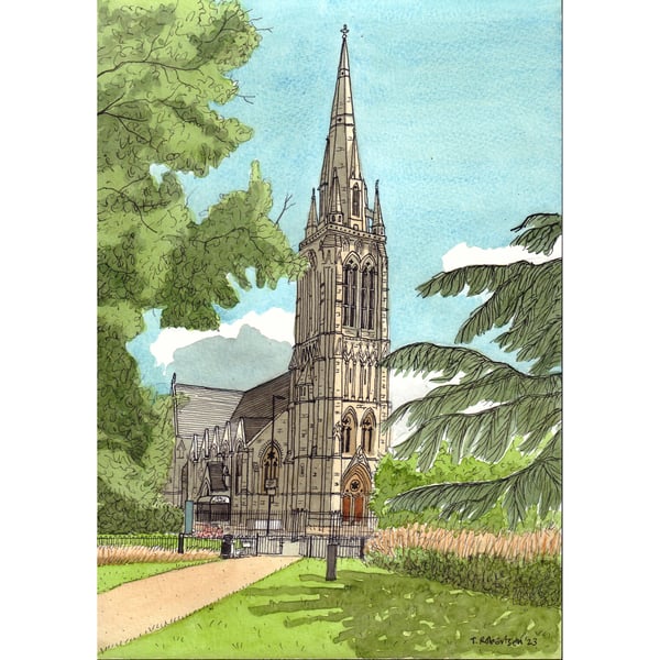 St Mary's Church, Stoke Newington, A4