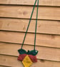 Crochet maple leaf bag. Fall season crochet maple leaf bag. - Image 4