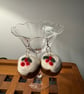 Hand Felted Christmas Pudding Earrings  - Image 3