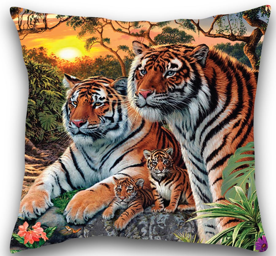 Tiger  Cushion Tiger cushion cover