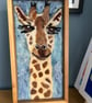 Cheeky giraffe handmade needle felted picture - Image 4