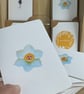 Daffodil Daffodils flower birthday blank Card (QM218) - Image 4
