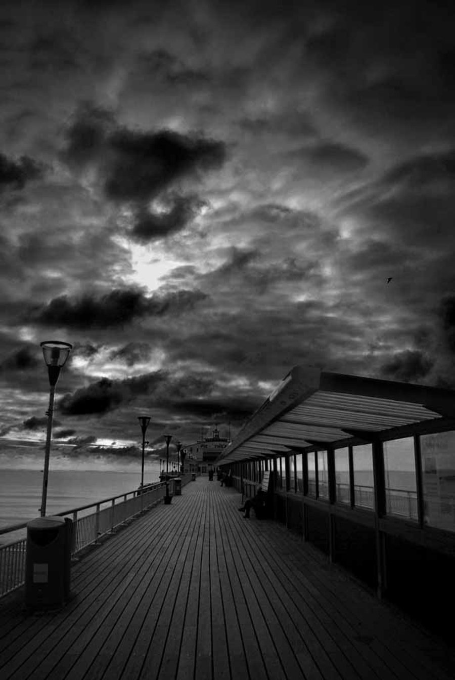 Bournemouth Pier Dorset England UK 12"x18" Print